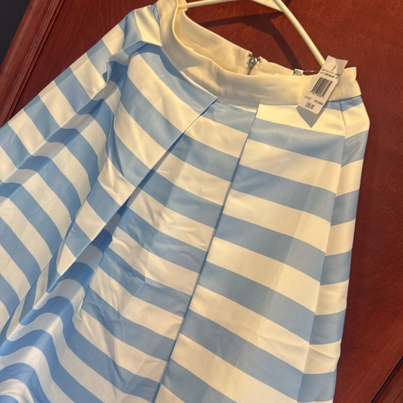 Endless Rose Blue Stripe Top and Pleated Skirt Set 
Both pieces are Medium - Picture 12 of 14